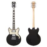 גיטרה חשמלית D'Angelico Premier Brighton Black Flake