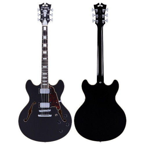 גיטרה חשמלית D'Angelico Premier DC Black Flake
