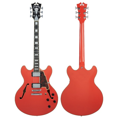 גיטרה חשמלית D'Angelico Premier DC Fiesta Red