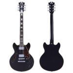 גיטרה חשמלית D'Angelico Premier Mini DC Black Flake