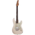 גיטרה חשמלית Schecter Nick Johnston Traditional HSS Atomic Snow