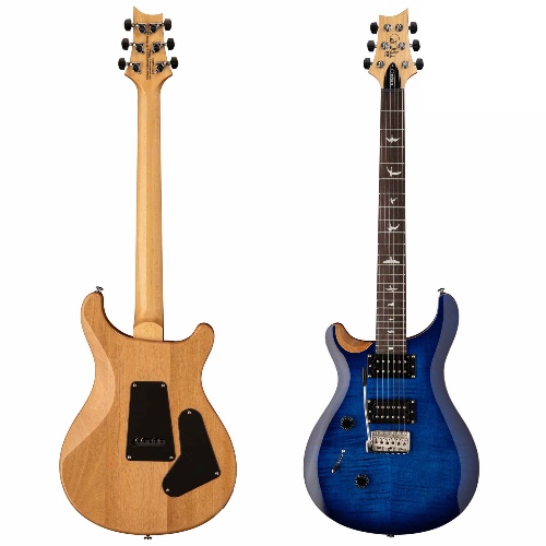 גיטרה חשמלית שמאלית PRS SE Custom 24 2021 Faded Blue Burst