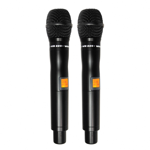 זוג מיקרופונים אלחוטיים WORK WR 2200_1-3 זוג מיקרופונים אלחוטיים WORK WR 2200/1