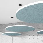 פאנל אקוסטי לתקרה Artnovion Aura F CIR - Cloud SP