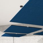 פאנל אקוסטי לתקרה Artnovion Azores Double SQR - Cloud SP