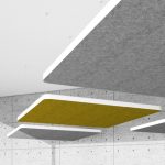 פאנל אקוסטי לתקרה Artnovion Myriad F Double SQR - Cloud MP