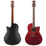 גיטרה אקוסטית מוגברת Ovation Celebrity Standard Mid Depth Ruby Red