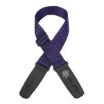 רצועה ננעלת לגיטרה Lock-It Poly Pro 2″ Purple Checker
