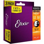 Elixir 16545 Nanoweb Phosphor Bronze 12-53
