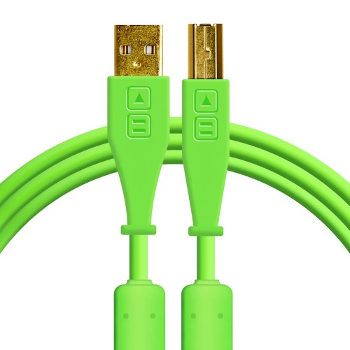 USB-A to B Green
