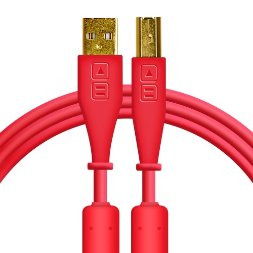 USB-A to B Red