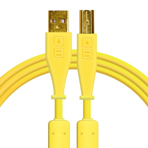USB-A to B Yellow