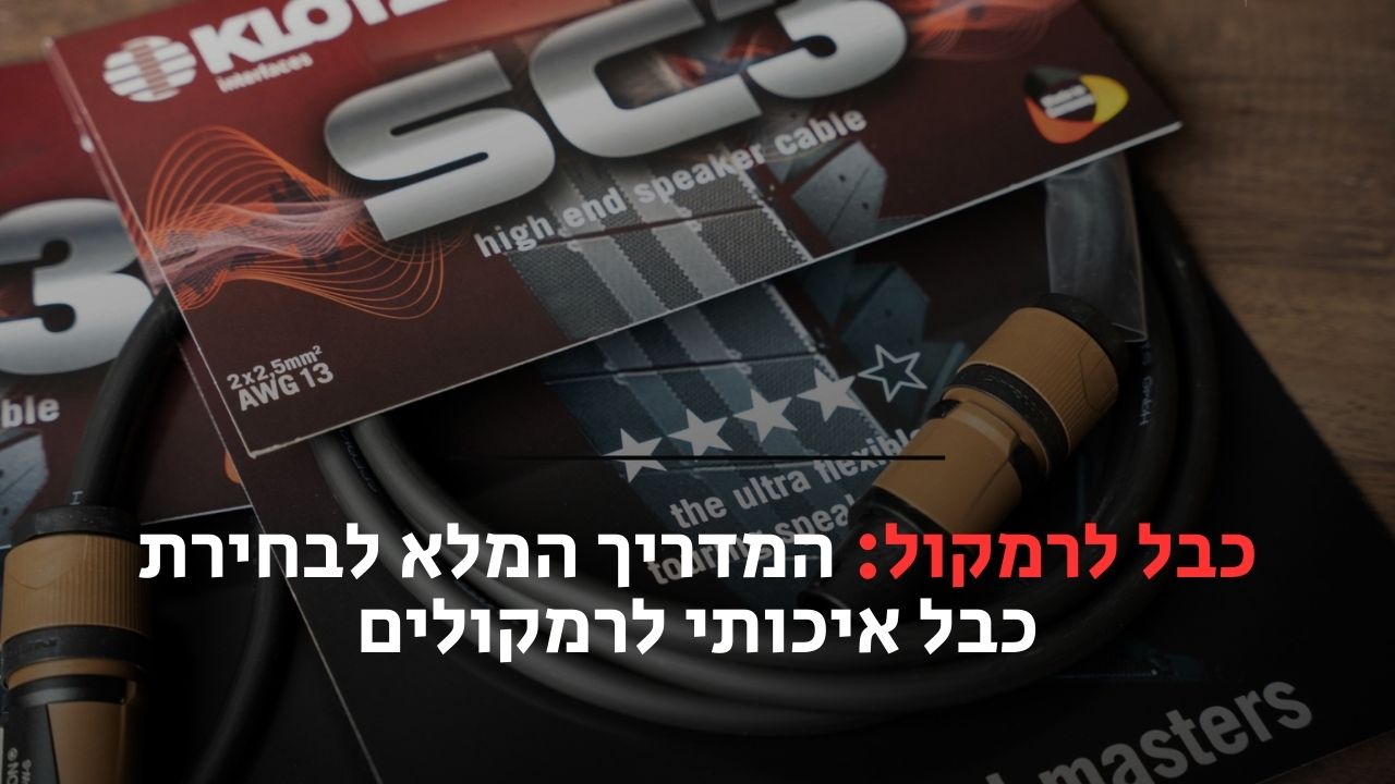 כבל לרמקול
