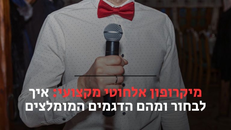 מיקרופון אלחוטי מקצועי
