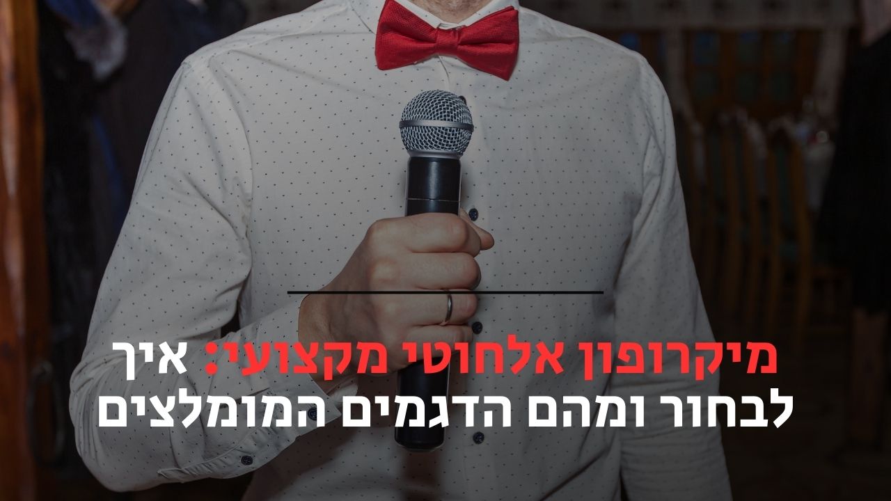 מיקרופון אלחוטי מקצועי