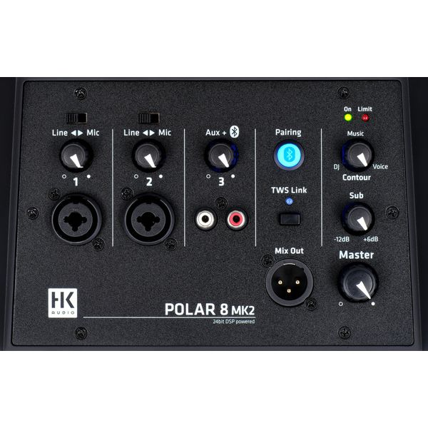 רמקול קולונה מוגברת HK Audio POLAR 8 MKII Black 5