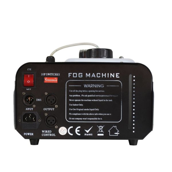 מכונת עשן 1200W עם תאורה, שליטת DMX ושלט אלחוטי Shadow LAD178 (2)