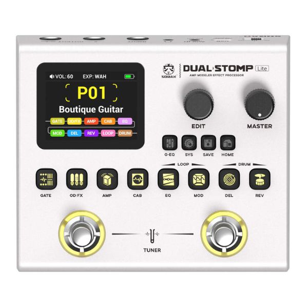 מולטי אפקט לגיטרה ובס SORAN JME-02 Dual Stomp Lite
