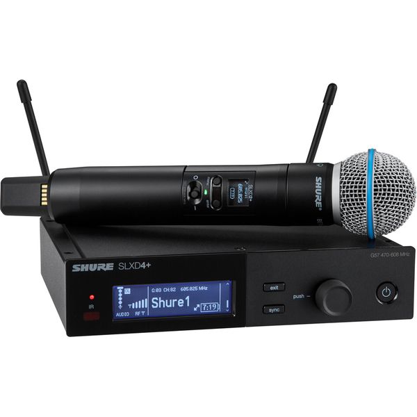 מיקרופון אלחוטי Shure SLXD24+:B58