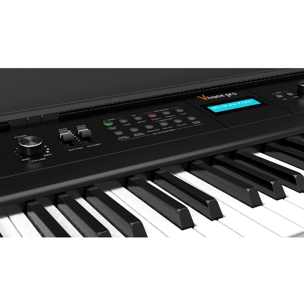פסנתר חשמלי 88 קלידים Artesia Pro Vivace Black 2
