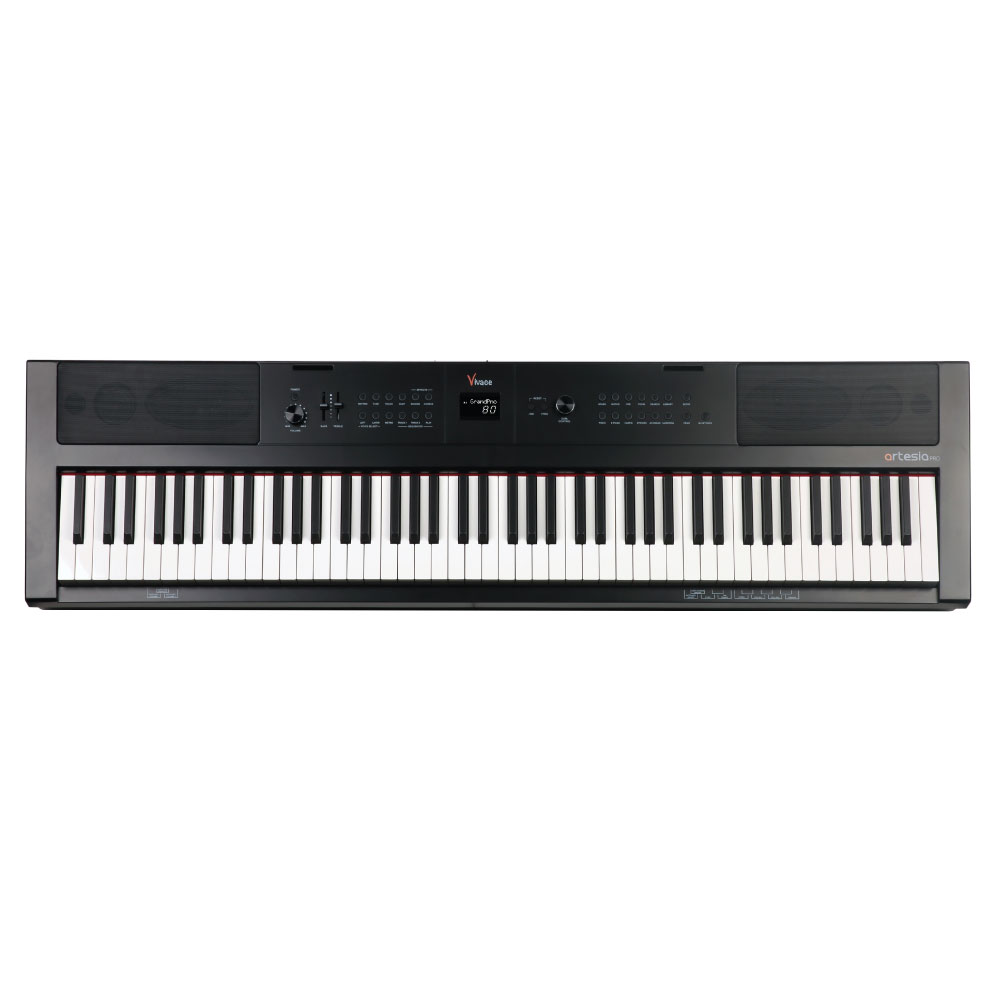 פסנתר חשמלי 88 קלידים Artesia Pro Vivace Black 3