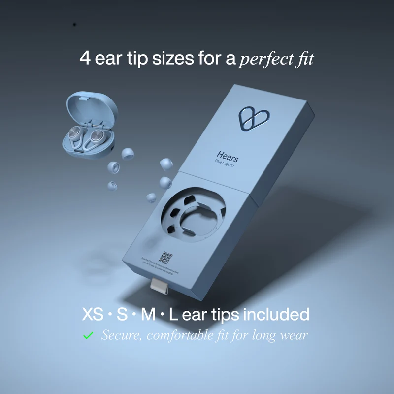 אטמי אוזניים Hears Plus Blue Lagoon (5)