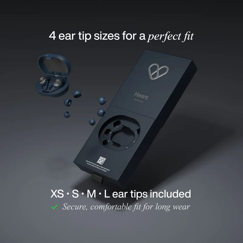 אטמי אוזניים Hears Plus Nebula Navy (4)