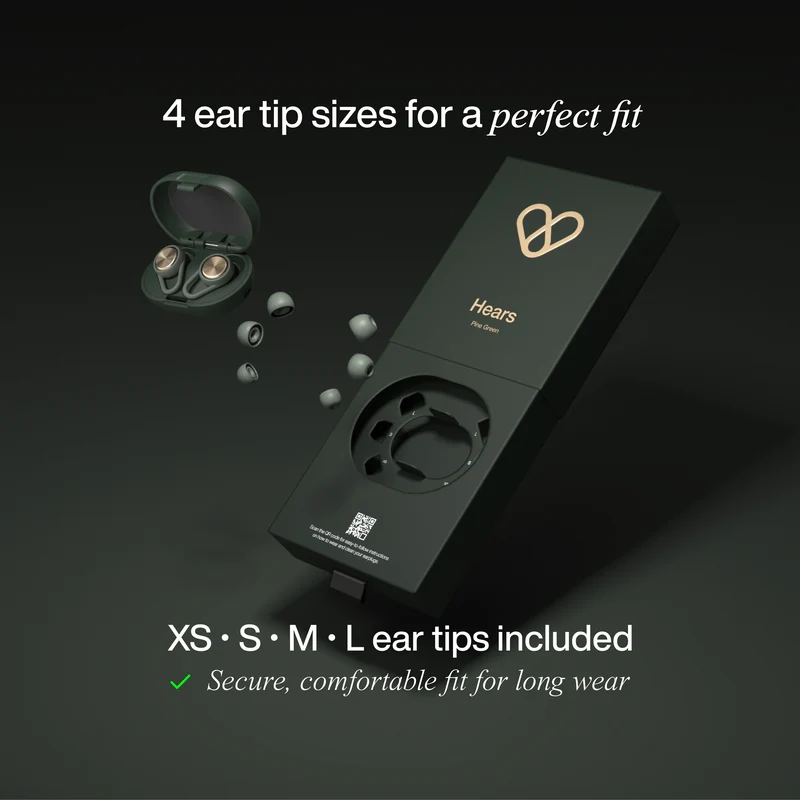 אטמי אוזניים Hears Plus Pine Green (3)