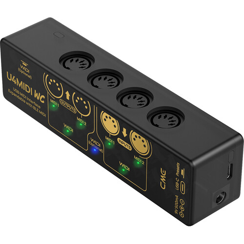 ממשק USB Host MIDI מקצועי CME H2MIDI Pro 4