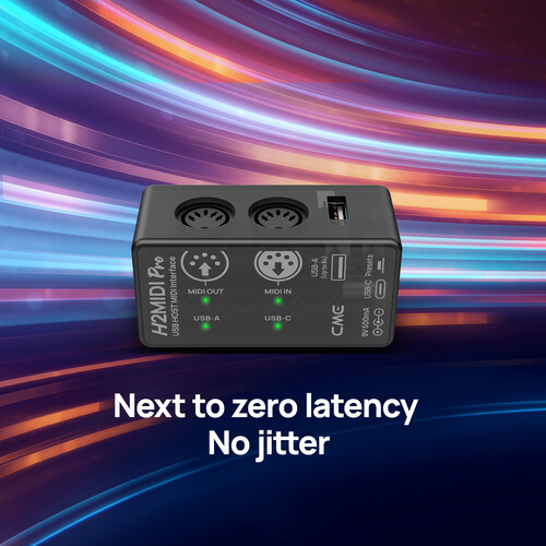 ממשק USB Host MIDI מקצועי CME H2MIDI Pro 9
