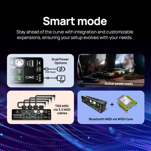 ממשק USB Host MIDI מקצועי CME H4MIDI WC 11