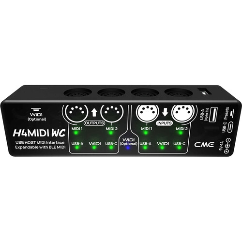 ממשק USB Host MIDI מקצועי CME H4MIDI WC 3