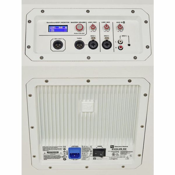 קולונה מוגברת צבע לבן Electro Voice EVOLVE 50-KW 4